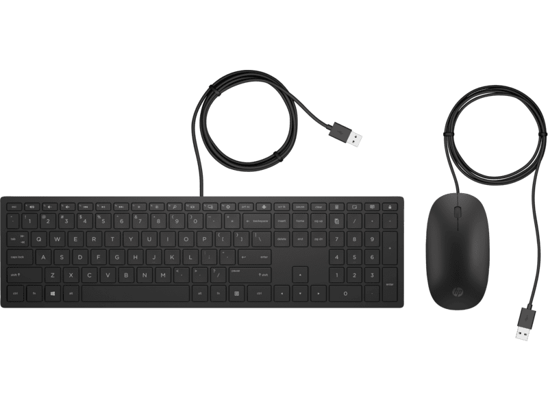 Teclado+Mouse Hp Usb 400 Ptg