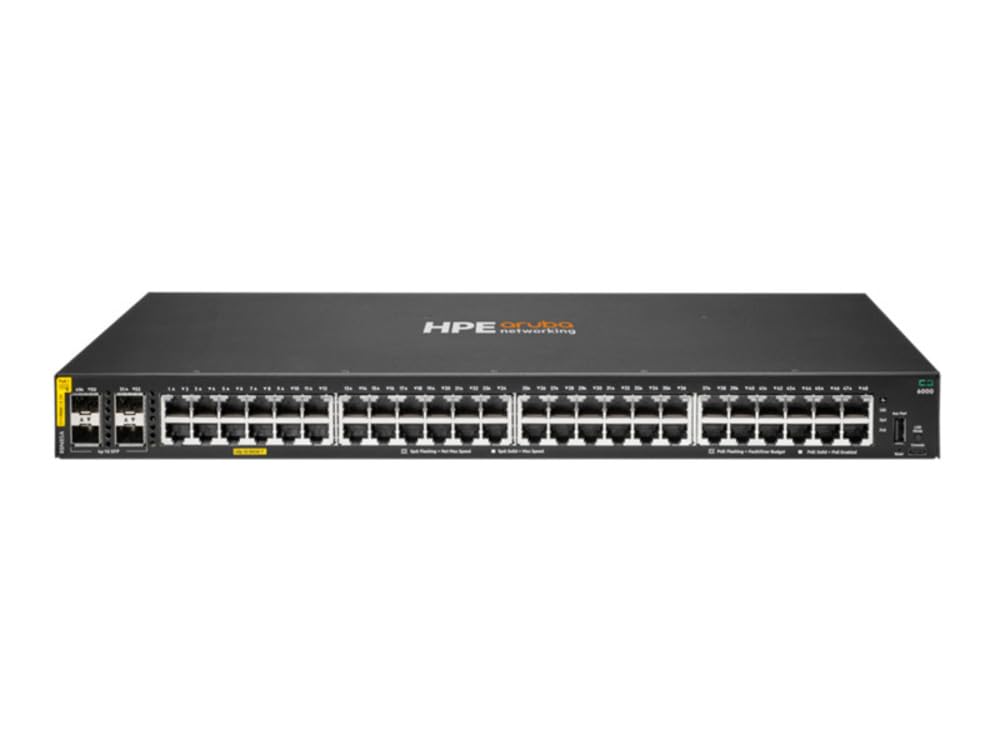 SWITCH HPE ARUBA 6000 48G POE+ CLA4 4SFP