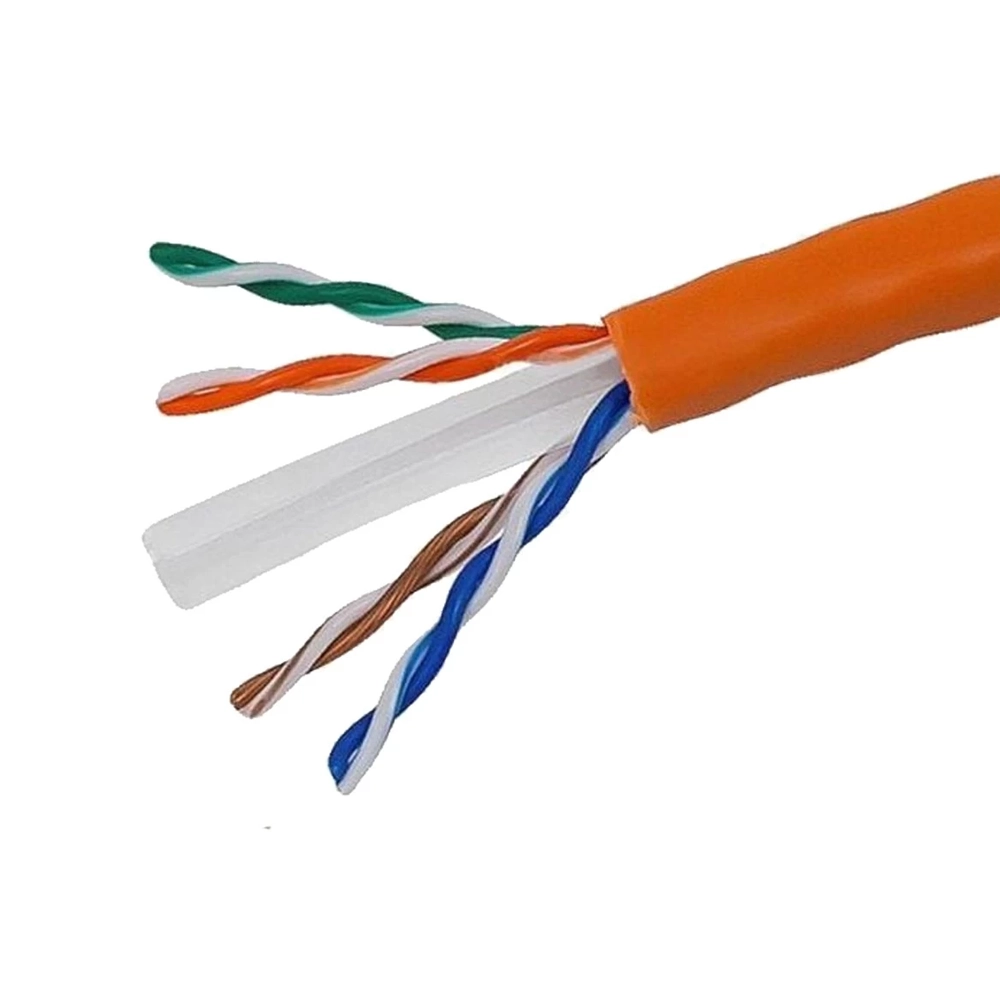 CABE REDE 305M U/UTP CAT6 HIKVISION 23WAG CCTV LARANJA