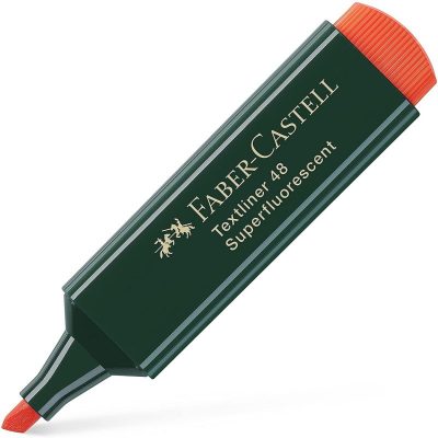 Marcador fluorescente Faber-Castell Textliner 48 Laranja
