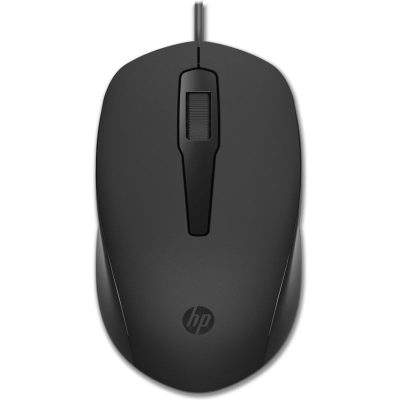 Rato com fio HP 150 preto