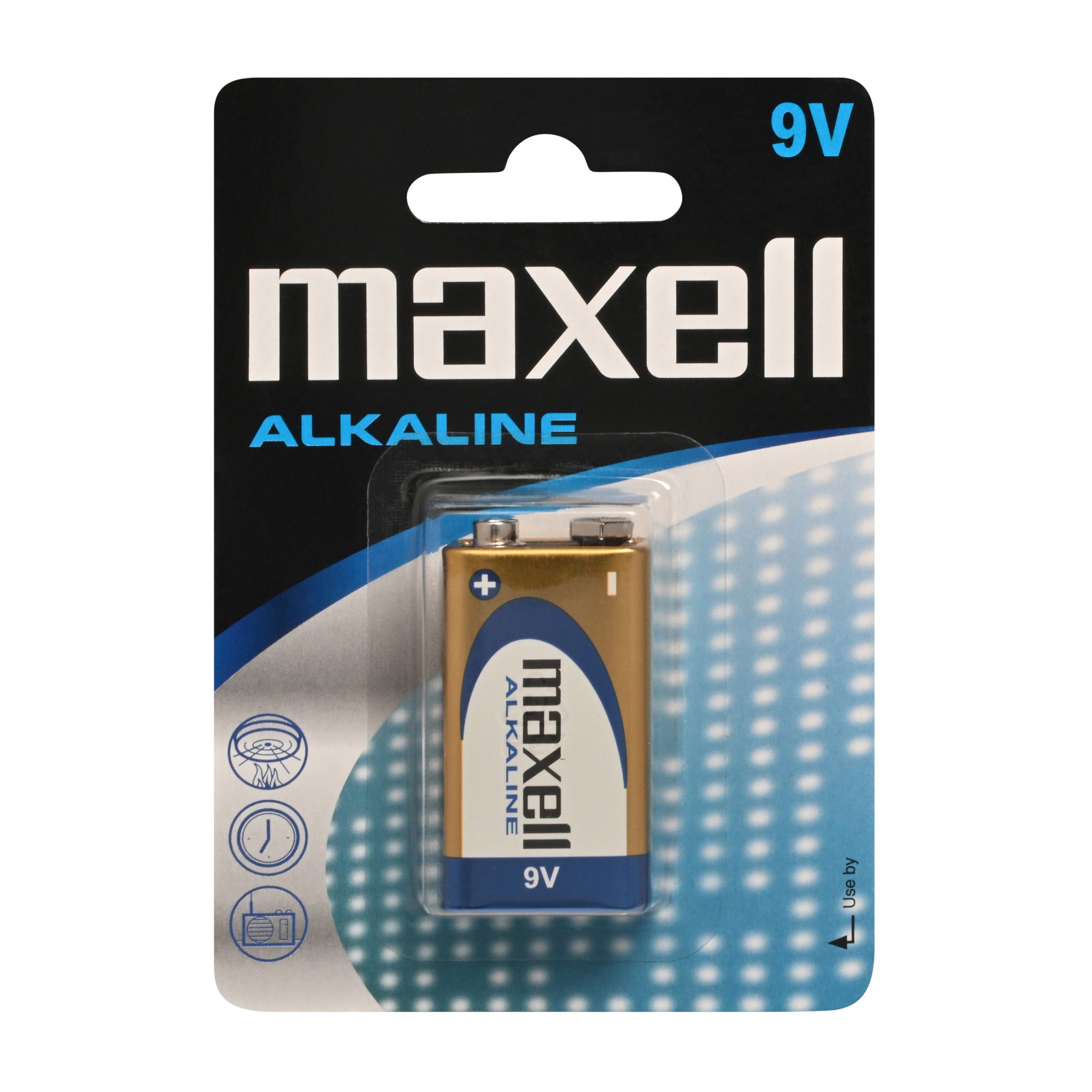 Pilha alcalina Maxell 9V 6LR61