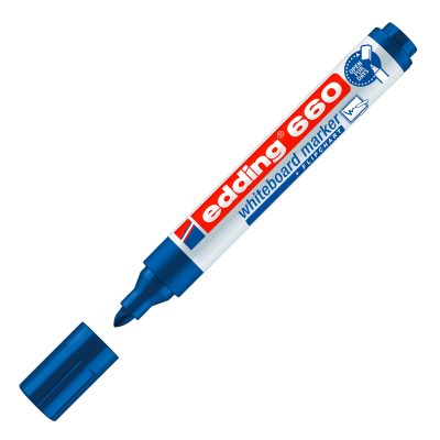 Marcador edding 660 azul