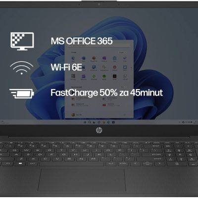 Portátil HP 15 15,6 polegadas preto Jet Black