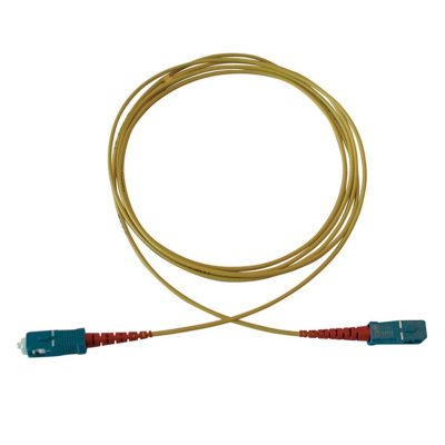 Imagem ilustrativa - Cabo patch de fibra ótica SC/SC simplex monomodo OS2 2 m