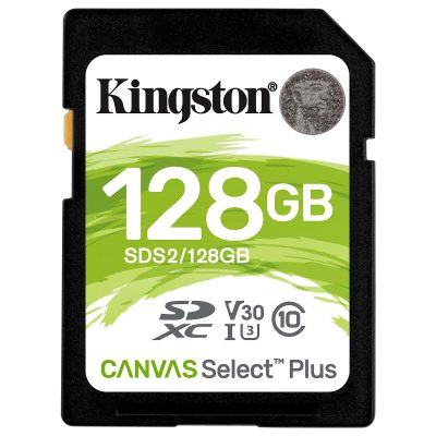 Cartão SD Kingston Canvas Select Plus 128 GB
