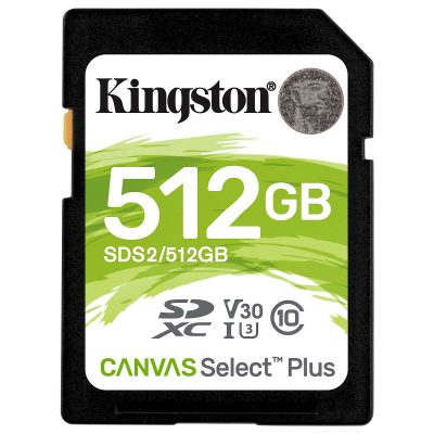 Cartão SD Kingston Canvas Select Plus 512 GB