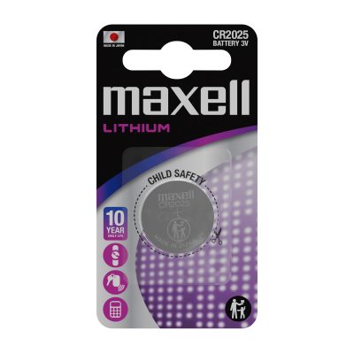 Pilha de lítio Maxell CR2025 3 V em blister