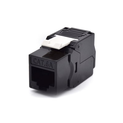 Keystone WP Cat6A UTP preto WPC-KEY-6AUP-TL/BL