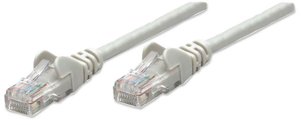 Cabo de rede Intellinet Cat6 U/UTP 5 m cinzento