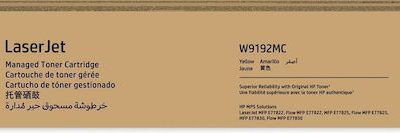 Toner HP W9192MC amarelo